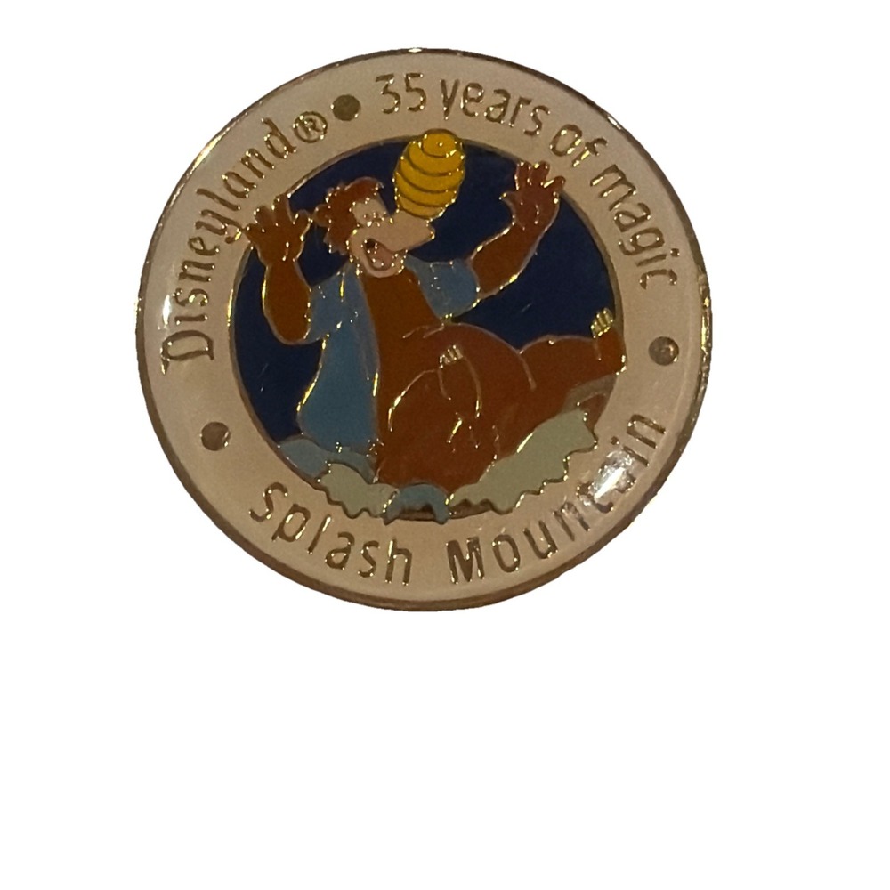 Vintage Pin - Disneyland - 35 Years Of Magic - Splash Mountain